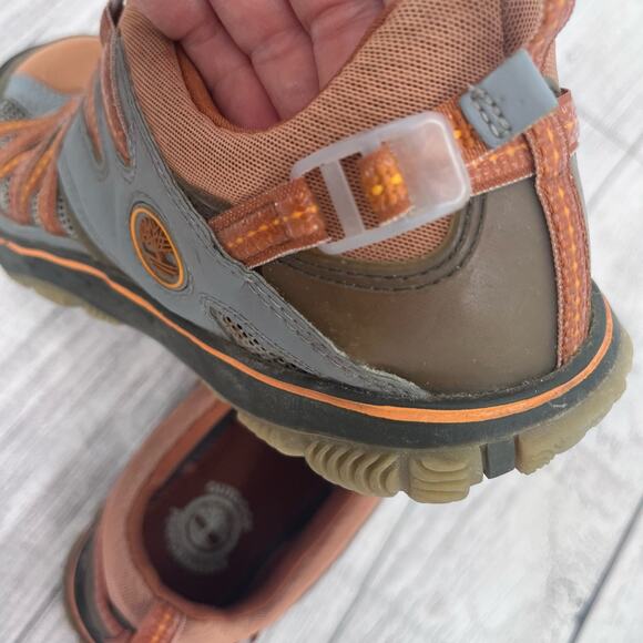 Timberland Orange Gray Mesh Light Outdoor Performance Hiking Sneakers Men’s 8M - Picture 12 of 12